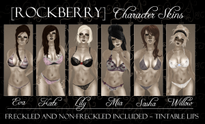 RockBerry Ad character skins